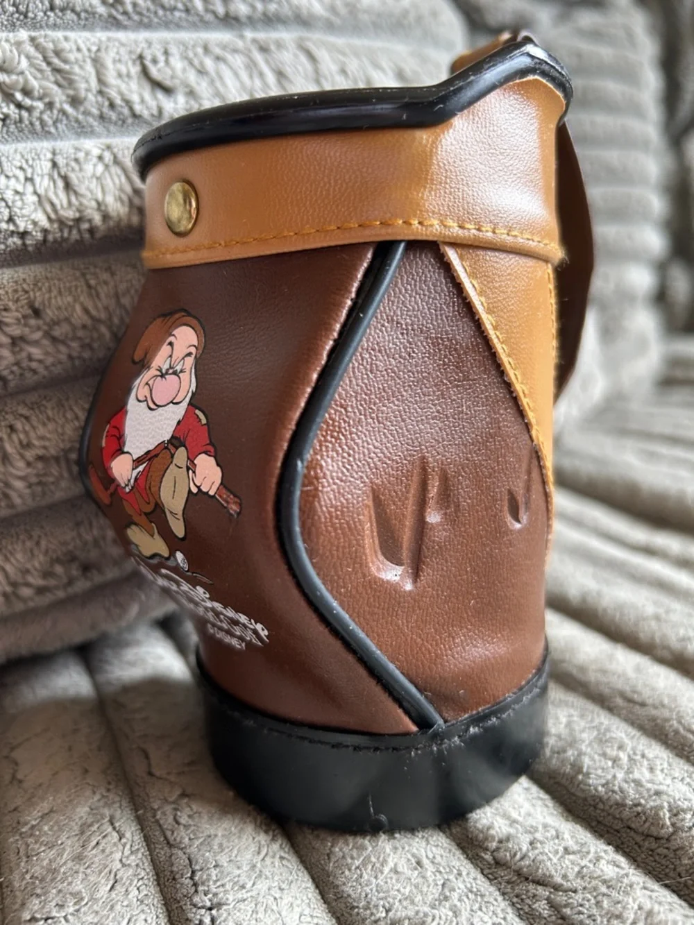 Walt Disney World Golf Grumpy Snow White Mini Golf Bag 5” Pencil Pen Holder